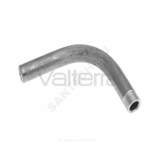 Отвод сталь 90гр шовный оц однорезьбовой из труб по ГОСТ 3262-75 КАЗ