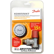 Комплект терморегулятора RA-N/RA 2940 угловой, в блистерной упаковке, Danfoss