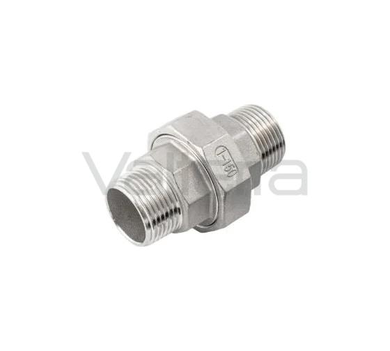 Разъемное соединение американка нр/нр нержавеющая, AISI304, (CF8), PTFE, NewKey