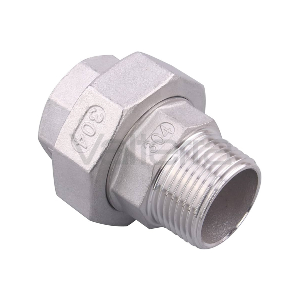 Разъемное соединение американка нр/вр нержавеющая, AISI304, (CF8), PTFE, NewKey
