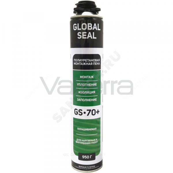 Пена монтажная профессиональная GS70+ 950 гр летняя GlobalSeal