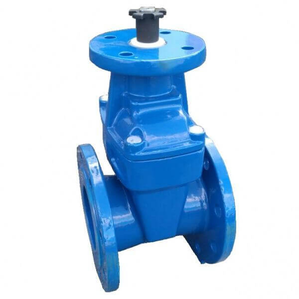 Задвижки чугунные GVA-916 Pn16 (типа 30ч39р) фланцевые, обрезиненный клин под электропривод, Valterra