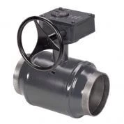 Шаровой стальной кран Pn 16 JIP/G-WW Premium сварка/сварка с редукторным приводом, стандартный проход, углеродистая сталь, Danfoss в Москве