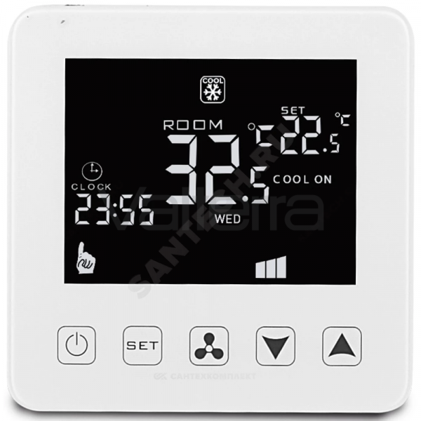 Термостат комнатный 220В белый VT301 КЗТО