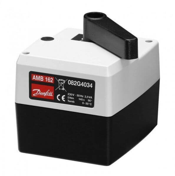 Электропривод для поворотных клапанов AMB 162/182, IP42, Danfoss