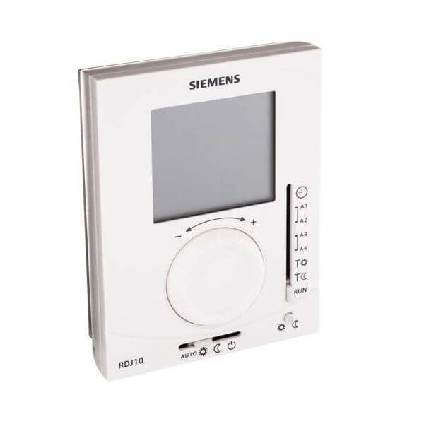 Электронный комнатный термостат RDJ10/RDJ100 с 24-ч таймером и дисплеем, Siemens