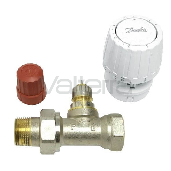 Комплект терморегулятора RA-N/RA 2994/RTR-N/RTR 7090, прямой, Danfoss