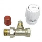 Комплект терморегулятора RA-N/RA 2994/RTR-N/RTR 7090, прямой, Danfoss