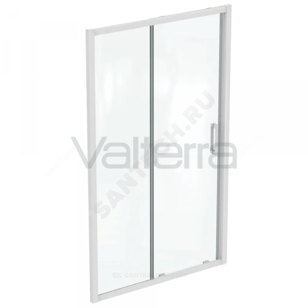 Дверь душевая алюминиевый профиль, белый CONNECT 2 Sliding door Ideal Standard