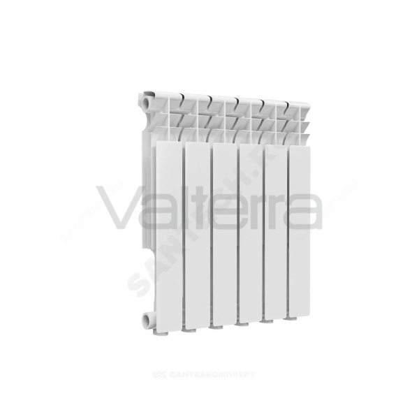 Радиатор секционный алюминиевый Delta Plus 500 RAL 9016 (белый) Ogint