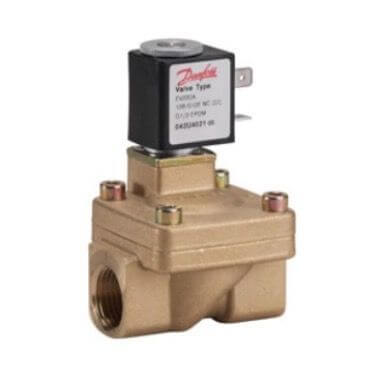 Клапаны соленоидные отсечные EV220A НЗ (с сервоприводом и катушкой), Danfoss