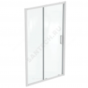 Дверь душевая алюминиевый профиль, белый CONNECT 2 Sliding door Ideal Standard в Москве