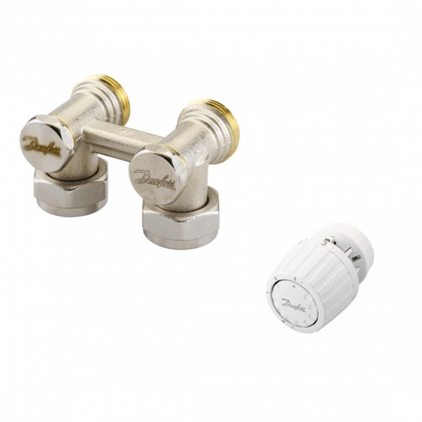Комплект терморегулятора RLV-KS/RAS-C2 угловой, Danfoss