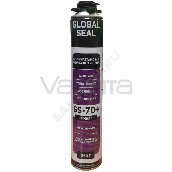 Пена монтажная профессиональная GS70+ 950 гр зимняя GlobalSeal