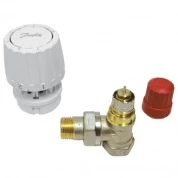 Комплект терморегулятора RA-N/RA 2994/RTR-N/RTR 7090, угловой, Danfoss