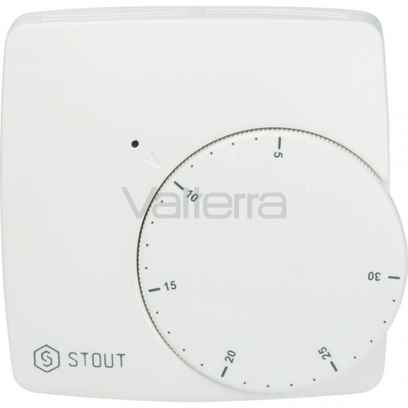 Проводной электронный термостат WFHT-BASIC со светодиодом, Stout