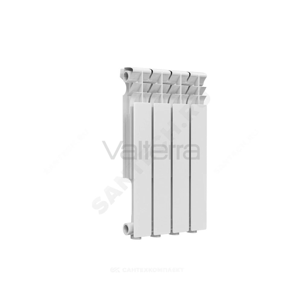 Радиатор секционный алюминиевый Delta Plus 500 RAL 9016 (белый) Ogint