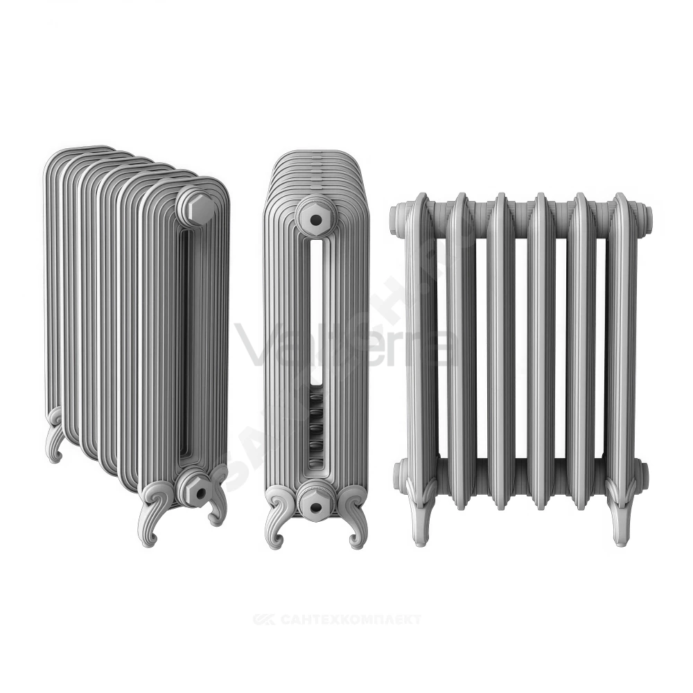 Радиатор чугунный Detroit 650/500 RAL 9016 (Белый) EXEMET