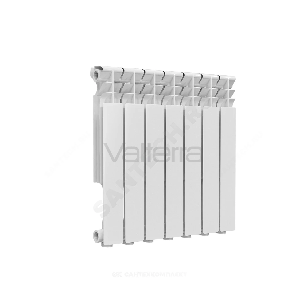 Радиатор секционный алюминиевый Delta Plus 500 RAL 9016 (белый) Ogint