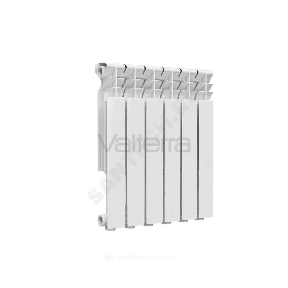 Радиатор секционный алюминиевый Delta Plus 500 RAL 9016 (белый) Ogint