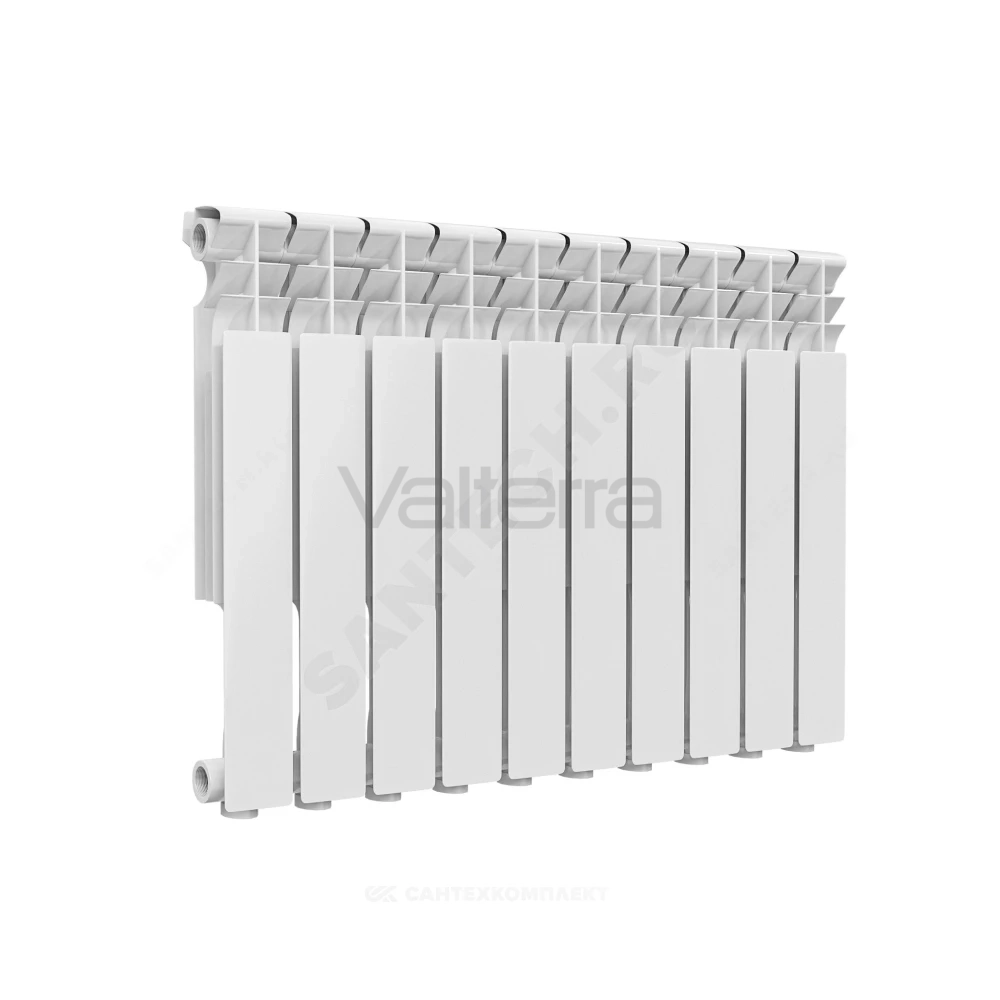 Радиатор секционный алюминиевый Delta Plus 500 RAL 9016 (белый) Ogint